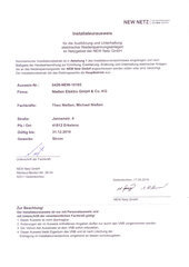 Theo Nießen, Installateurausweis